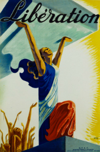 Poster The liberation of Paris, 1944